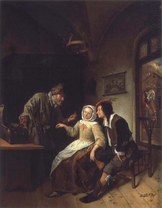 Two choices, Jan Steen